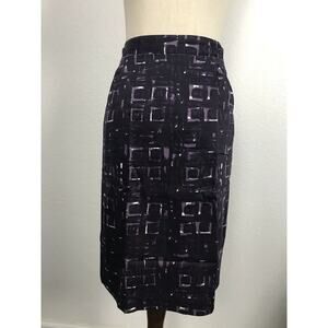 Milly New York Print Pencil Straight Skirt